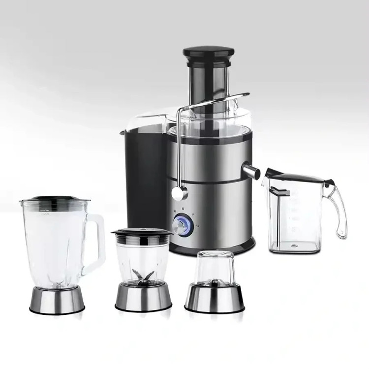 آبمیوه گیری چهار کاره یونیک مدل MY-750 استیل